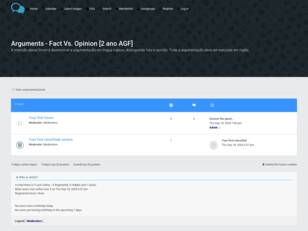 Arguments - Fact Vs. Opinion [2 ano AGF]