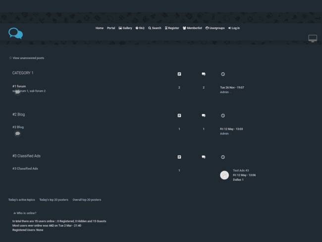 Dark modern FM